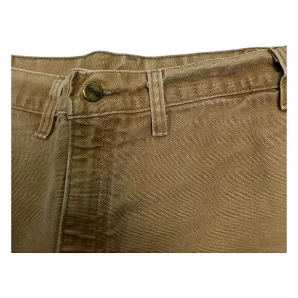 CARHARTT Vintage 90s Work Wear Canvas Duck Denim Shorts Mens 2XL - Picture 4 of 5
